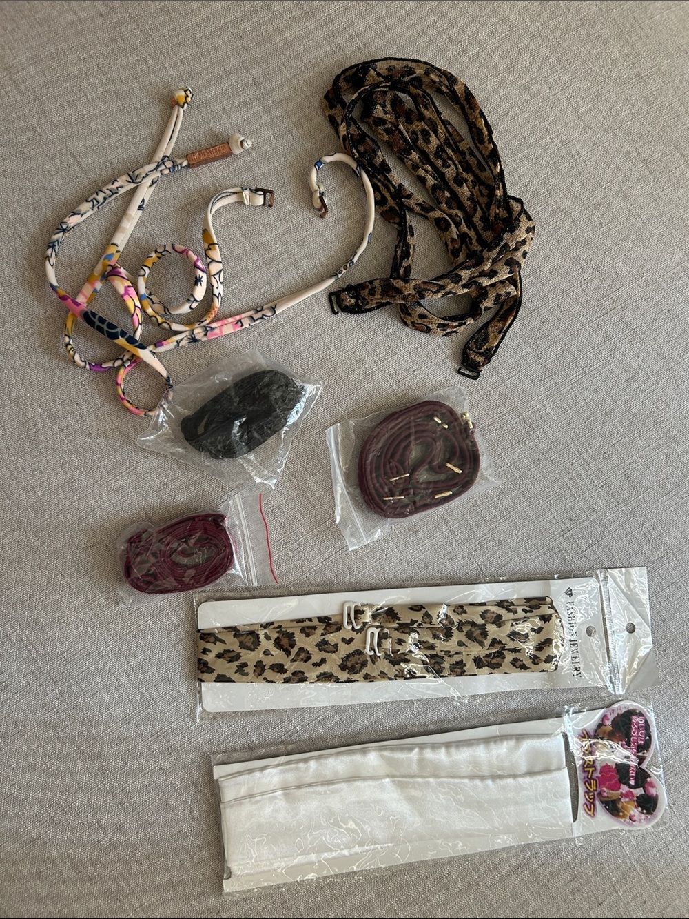 Rodarte x Target Halter Straps and Assortment of Bra Straps (7 Total)